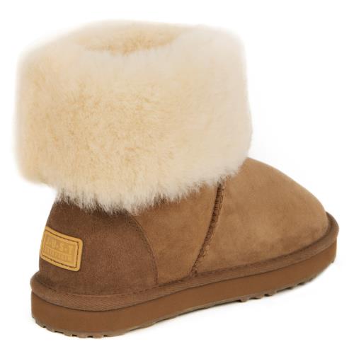 Ladies Cornwall Sheepskin Boots Chestnut Extra Image 2